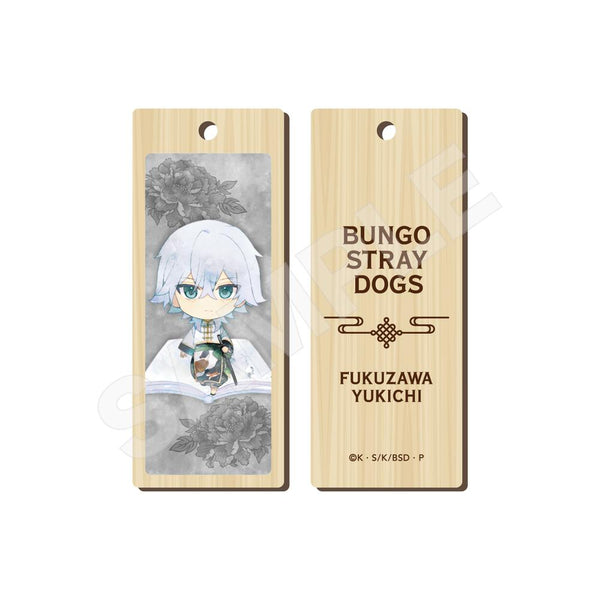 『文豪ストレイドッグス』キャラでるアート 木札ストラップ /06 福沢諭吉(チャイナ服ver.)